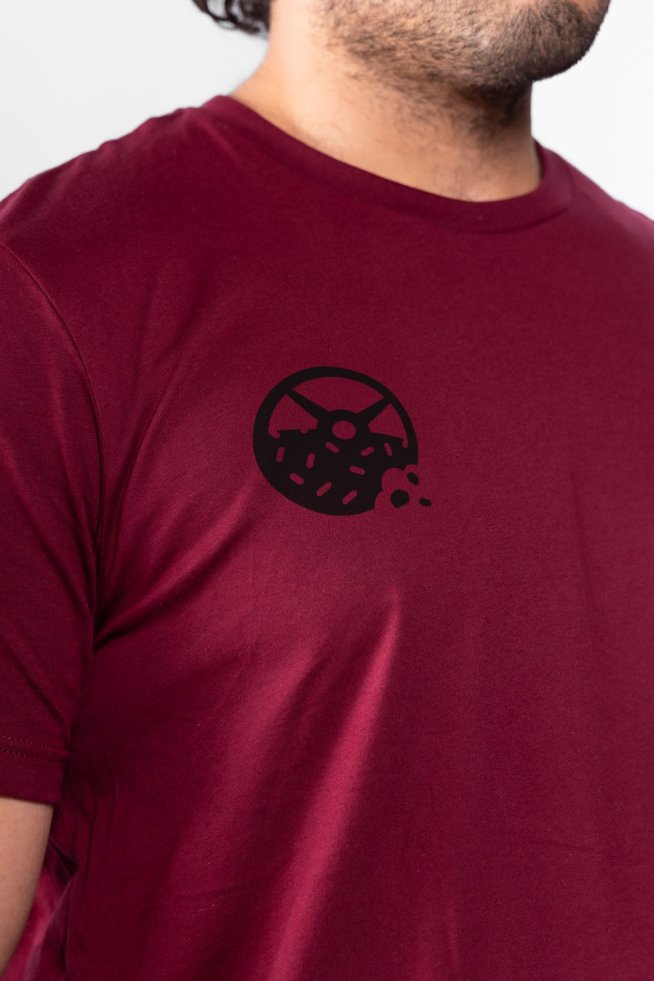 Kinda Fit Kinda Fat Obey Your Hunger Tee (Maroon)