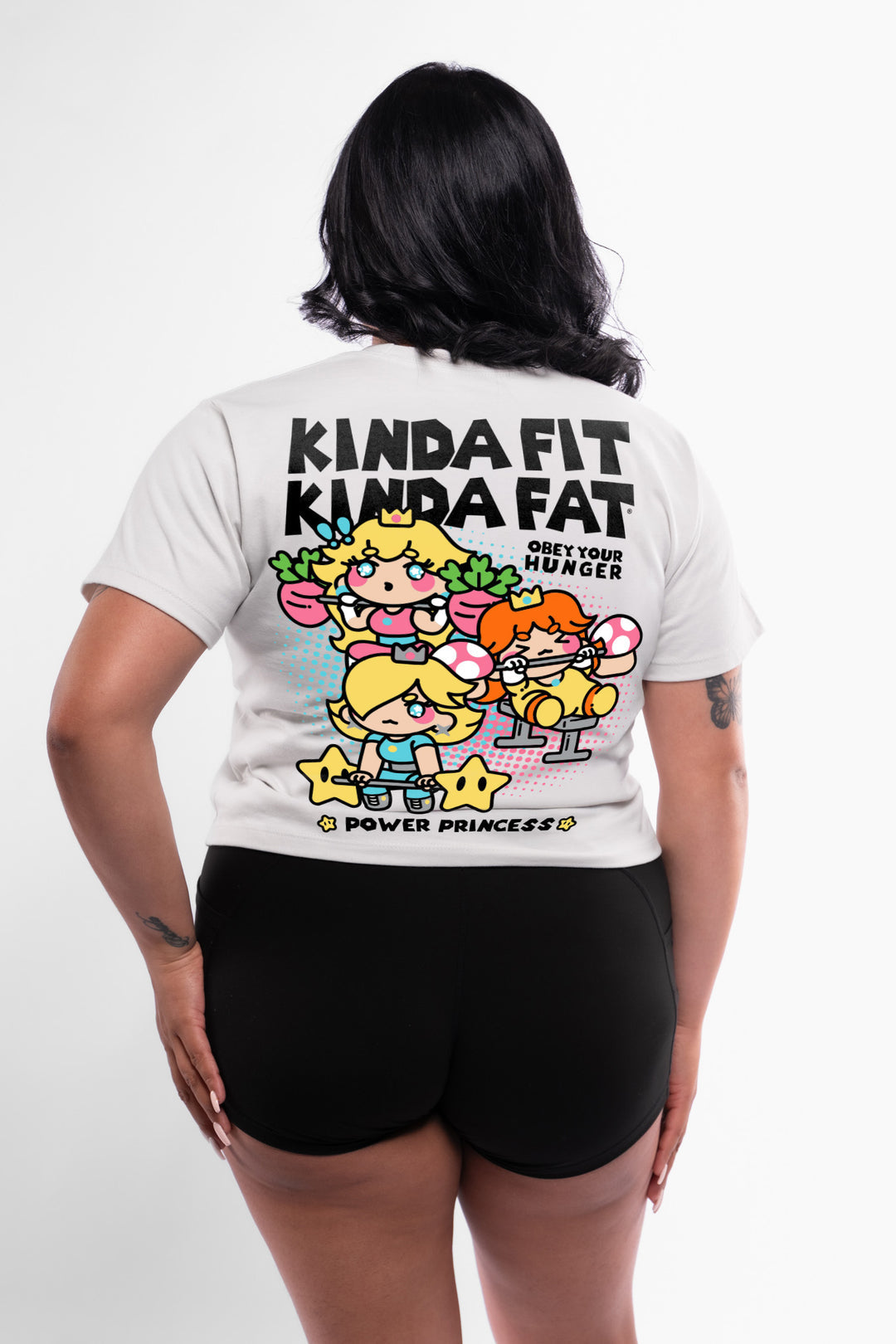 Kinda Fit Kinda Fat Power Princess Boxy Tee