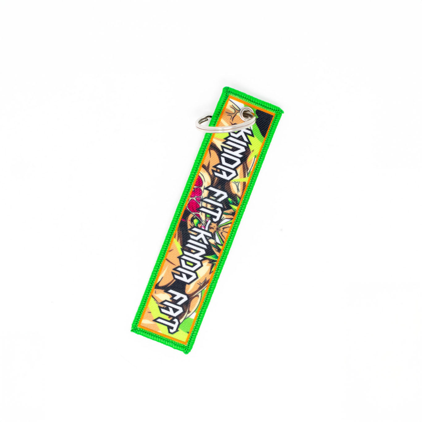 Kinda Fit Kinda Fat Raw Power Jet Tag Keychain