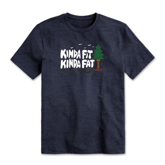 Kinda Fit Kinda Fat Sasquats Tee (Blue)