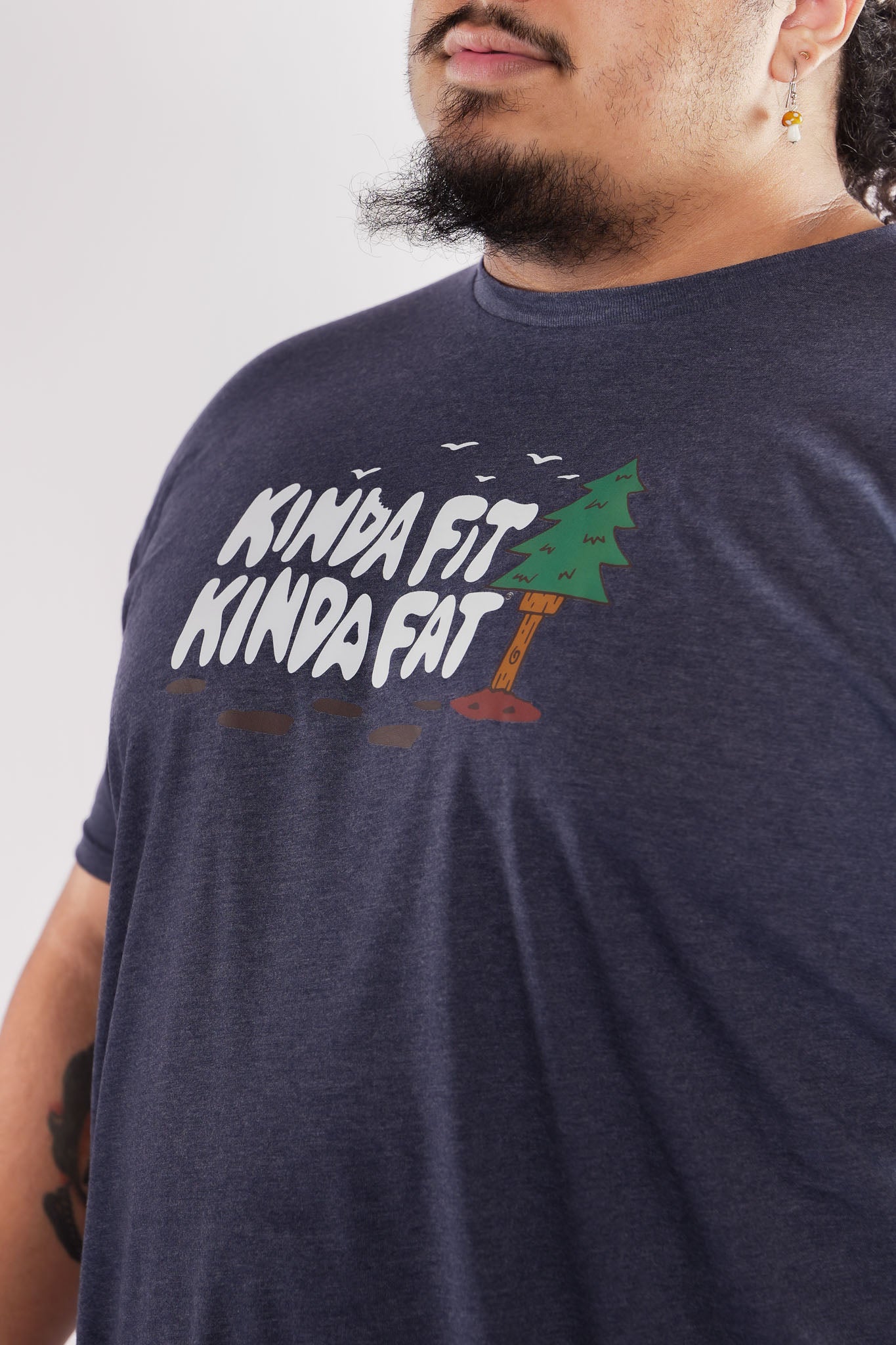 Kinda Fit Kinda Fat Sasquats Tee (Blue)
