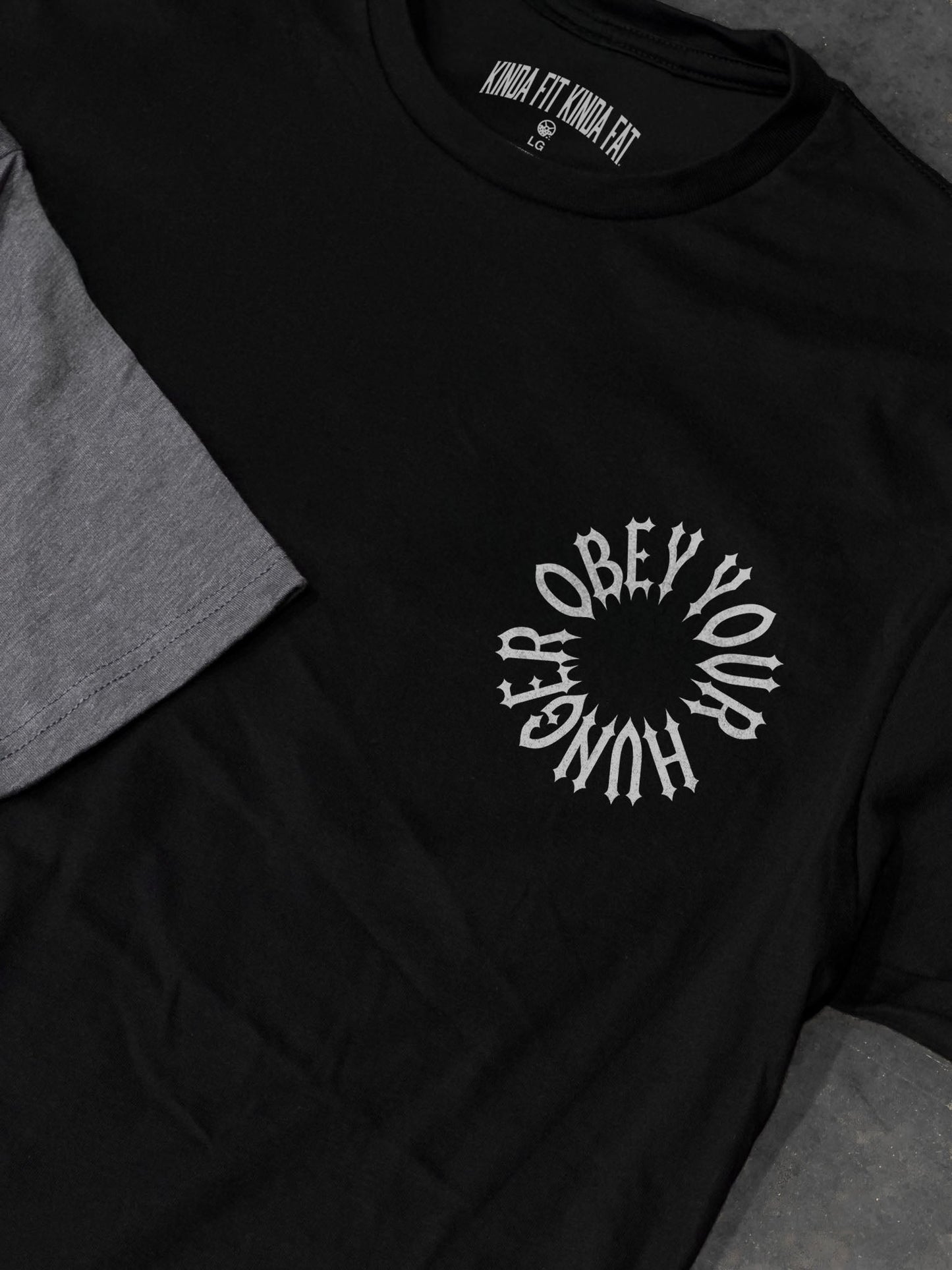 Kinda Fit Kinda Fat Sharpen Tee (Black)