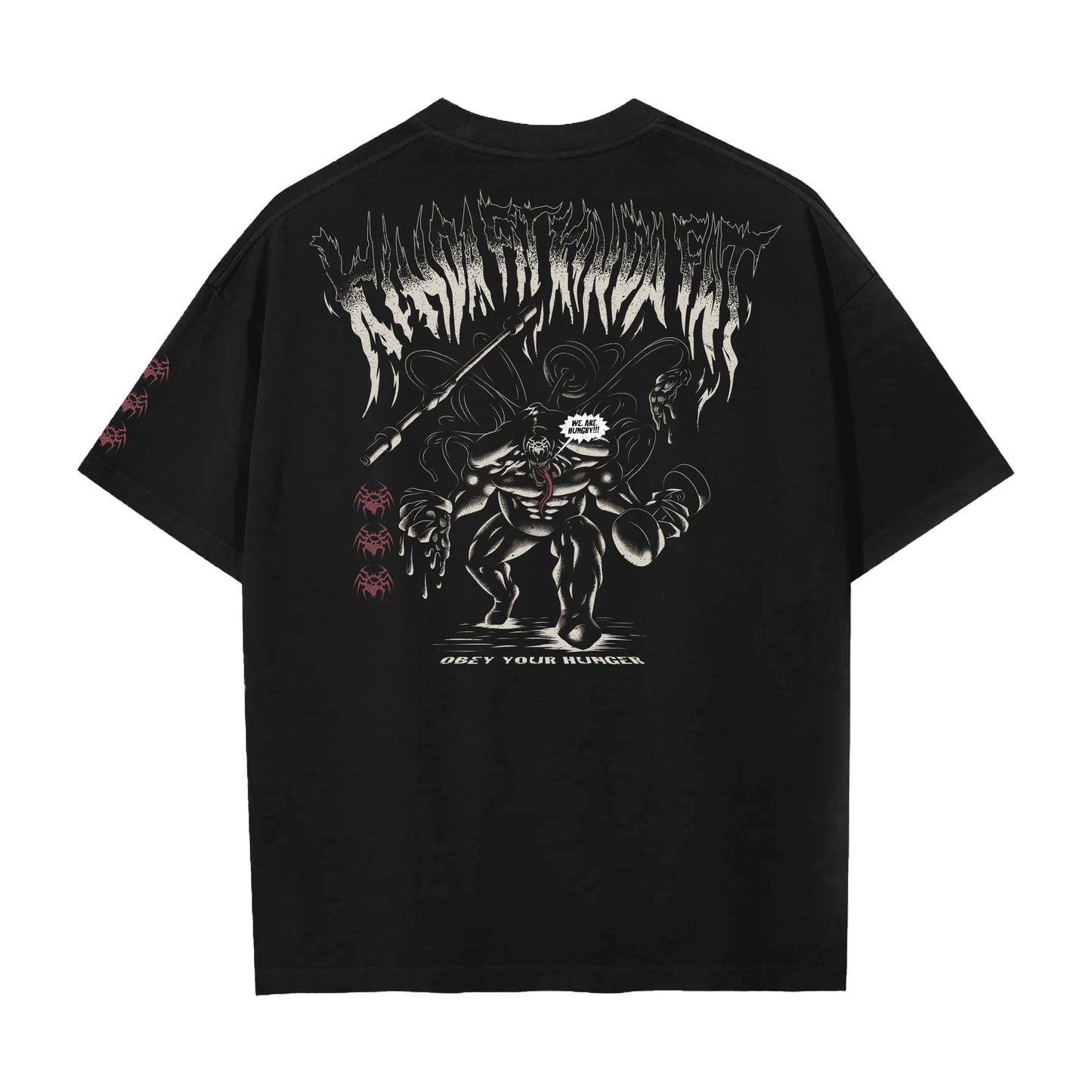 Kinda Fit Kinda Fat We Are Hungry Premium Oversized Tee