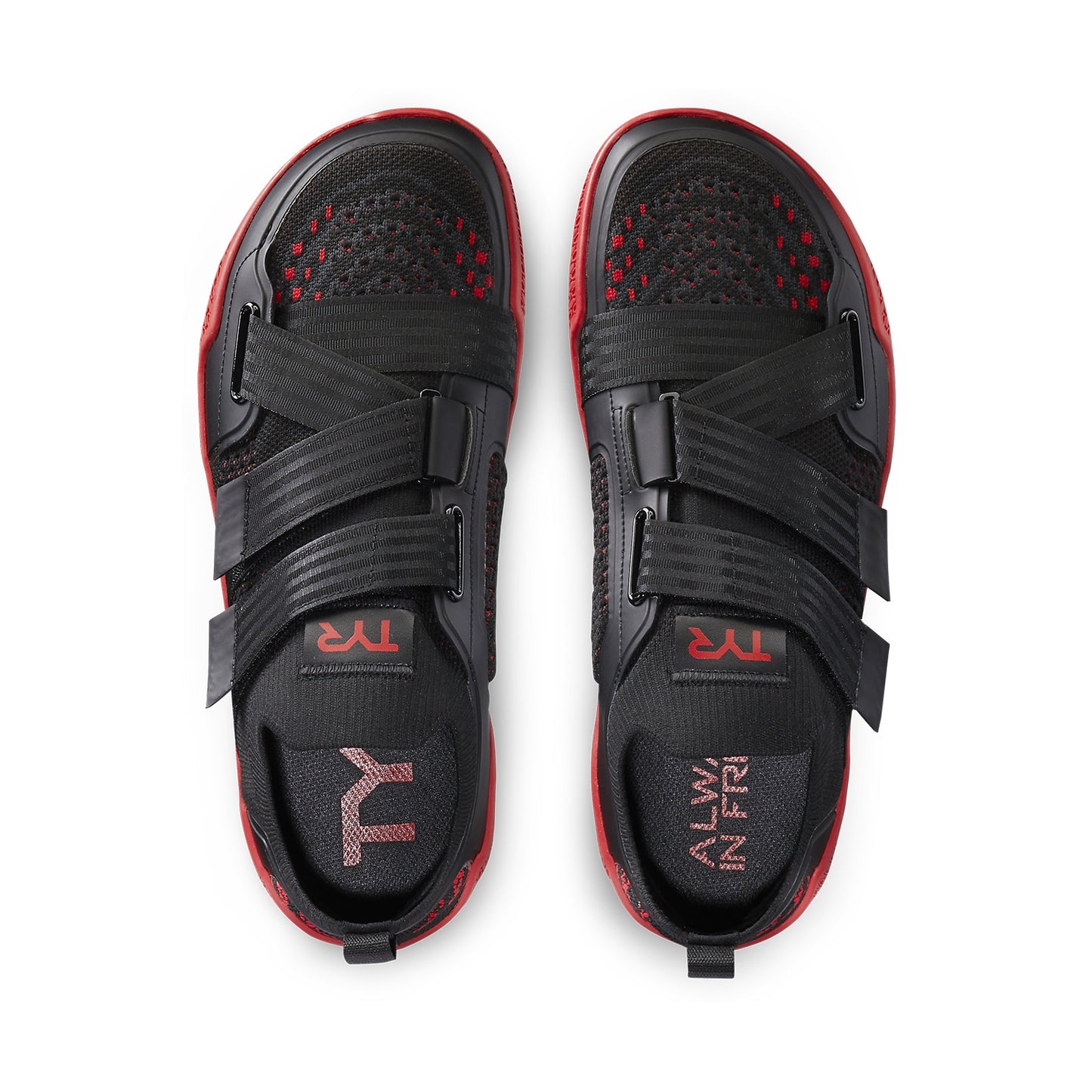 TYR DZ-1 DropZero Barefoot Trainer Shoes (002 Black/Red)