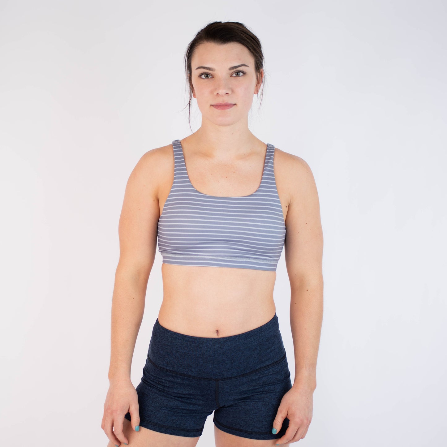 FLEO Celine Sports Bra - Grey Stripe - 9 for 9