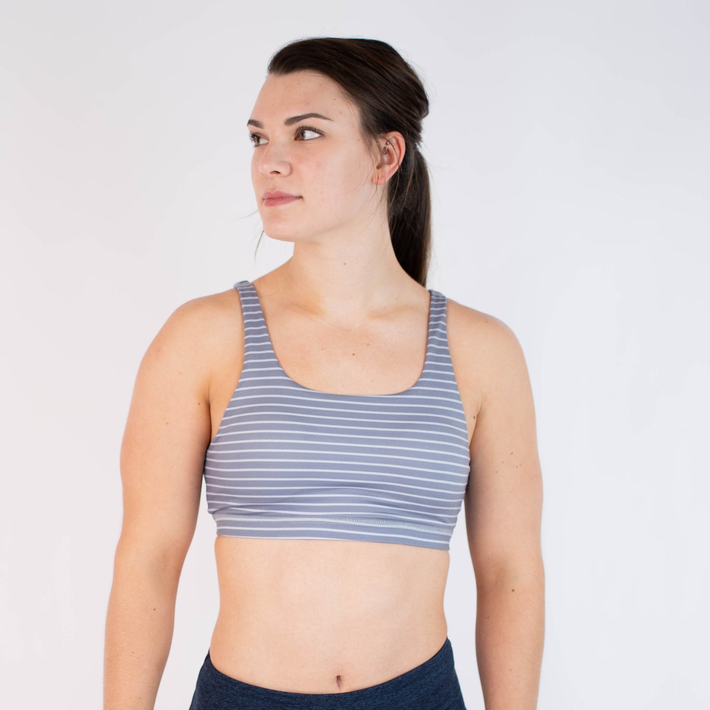 FLEO Celine Sports Bra - Grey Stripe - 9 for 9