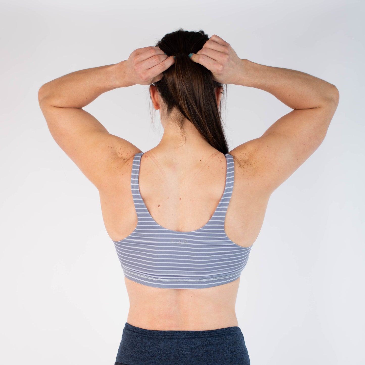 FLEO Celine Sports Bra - Grey Stripe - 9 for 9