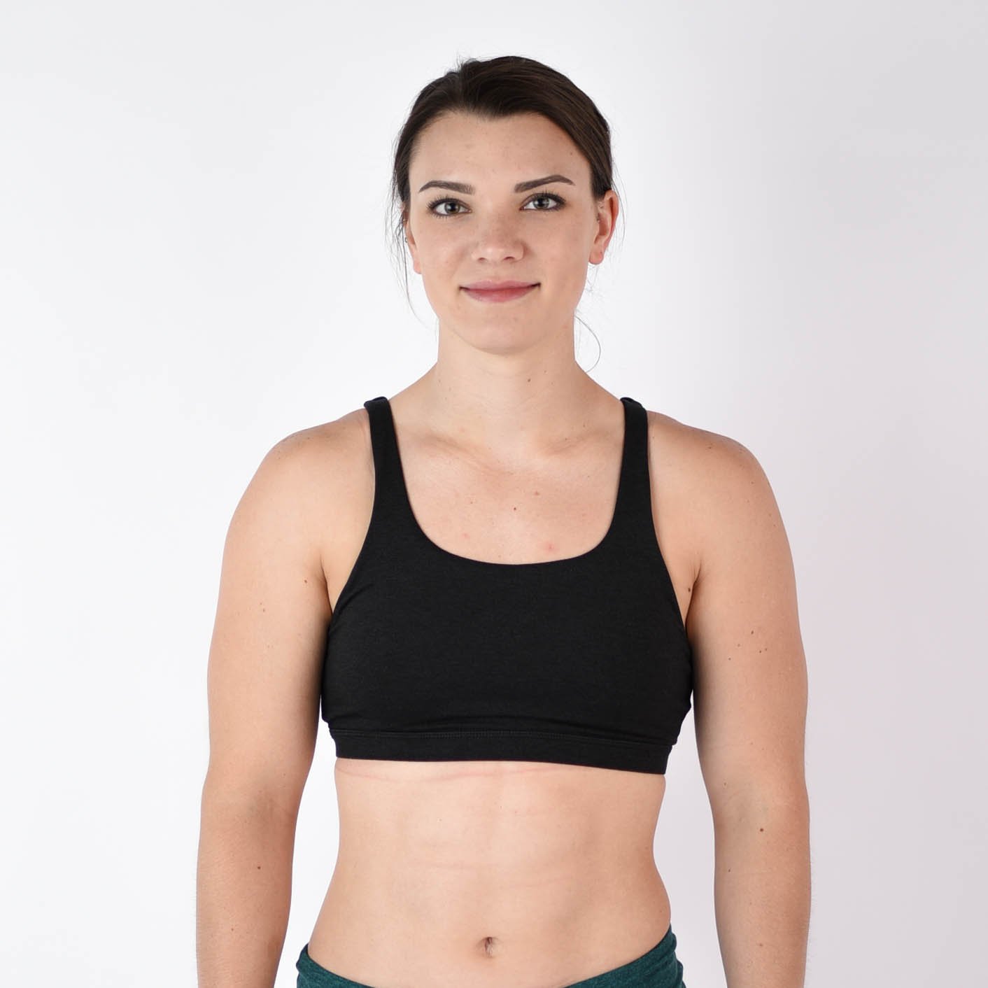 FLEO Celine Sports Bra - Heather Black - 9 for 9