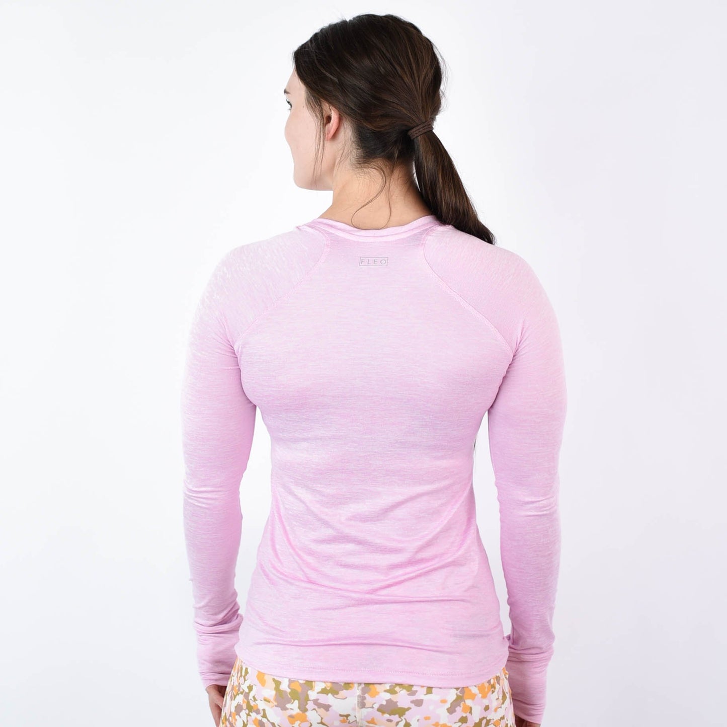 FLEO Foundation Long Sleeve - Heather Bubblegum - 9 for 9