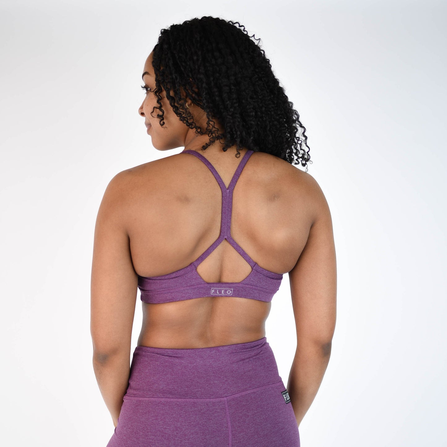 FLEO Reinette Sports Bra - Heather Wood Violet - PRE-ORDER - 9 for 9