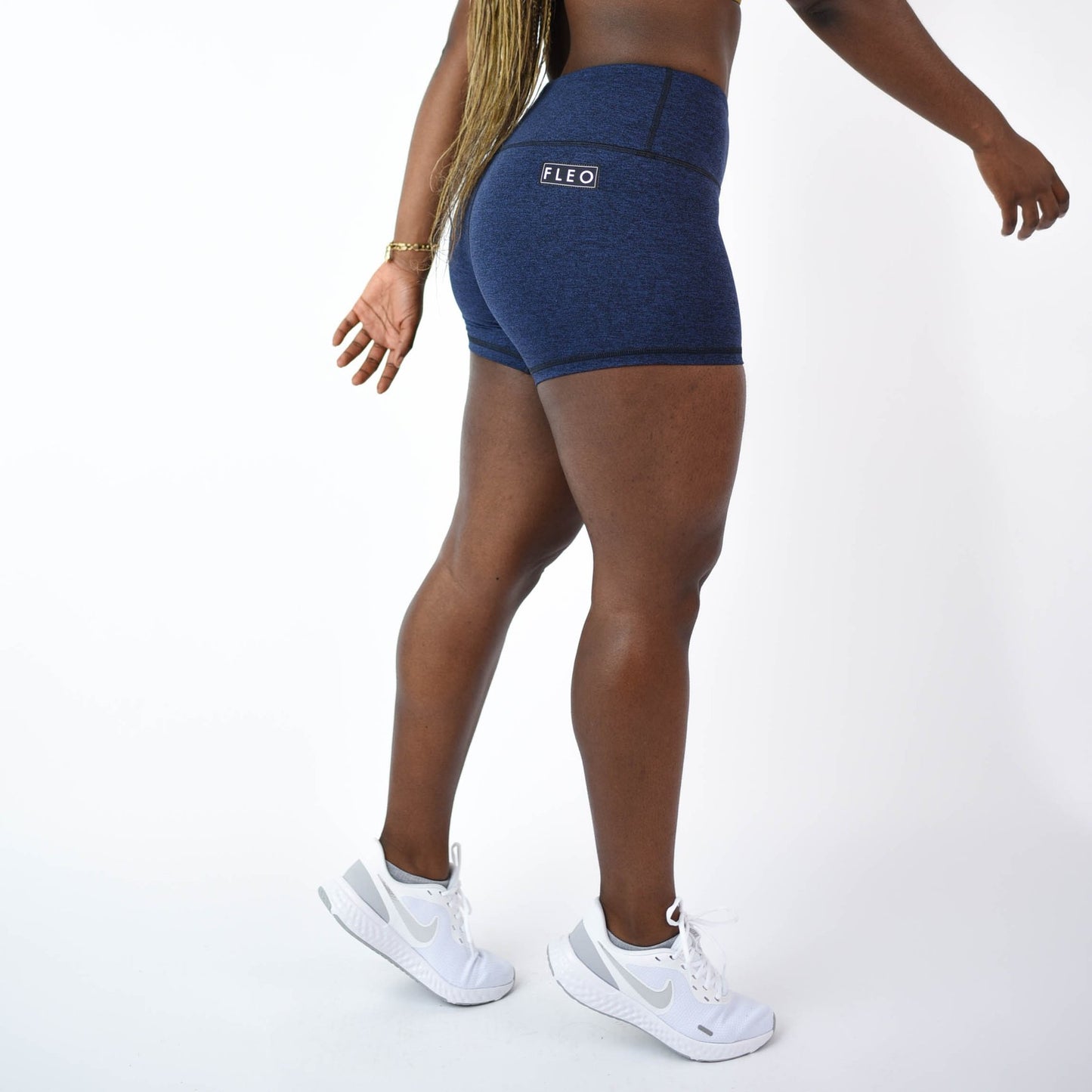 FLEO Mood Black Shorts (Power High-rise) - 9 for 9