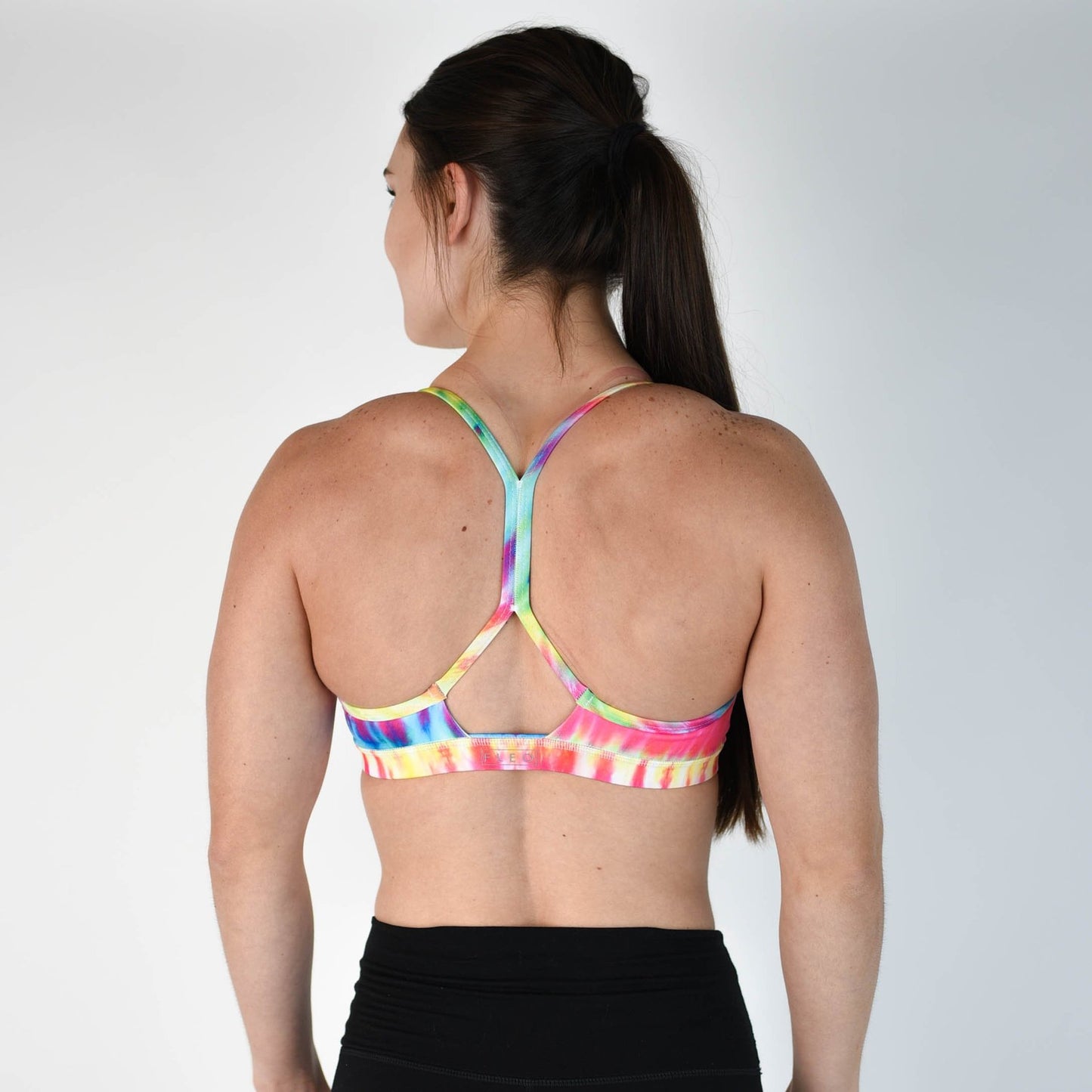 FLEO Reinette Sports Bra - Rainbow Tie Dye - 9 for 9