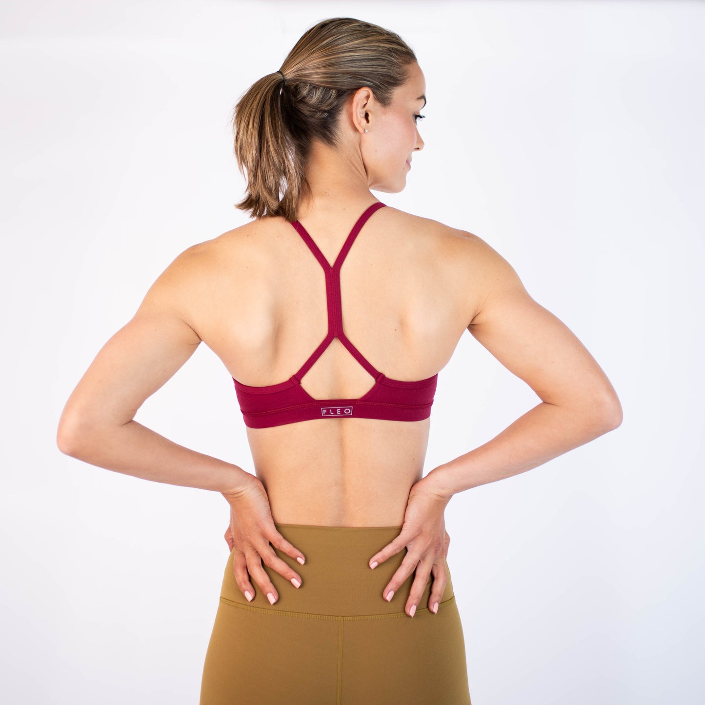 FLEO Reinette Sports Bra - Deep Red - 9 for 9