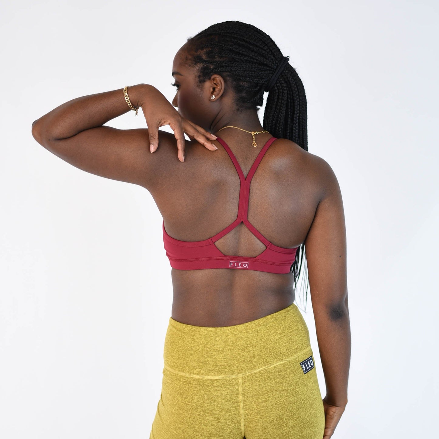 FLEO Reinette Sports Bra - Deep Red - 9 for 9