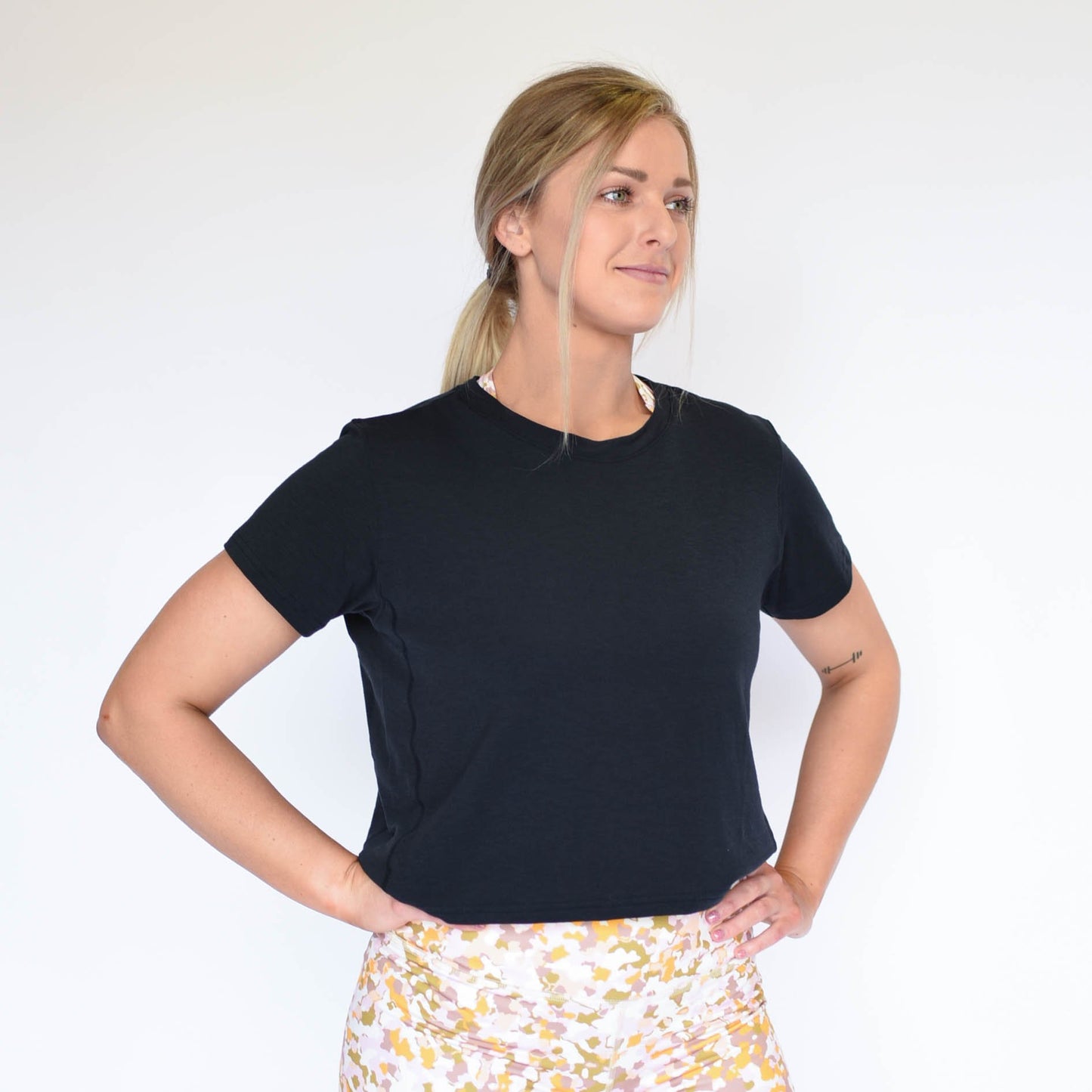 FLEO Skimmer Tee - Black - 9 for 9