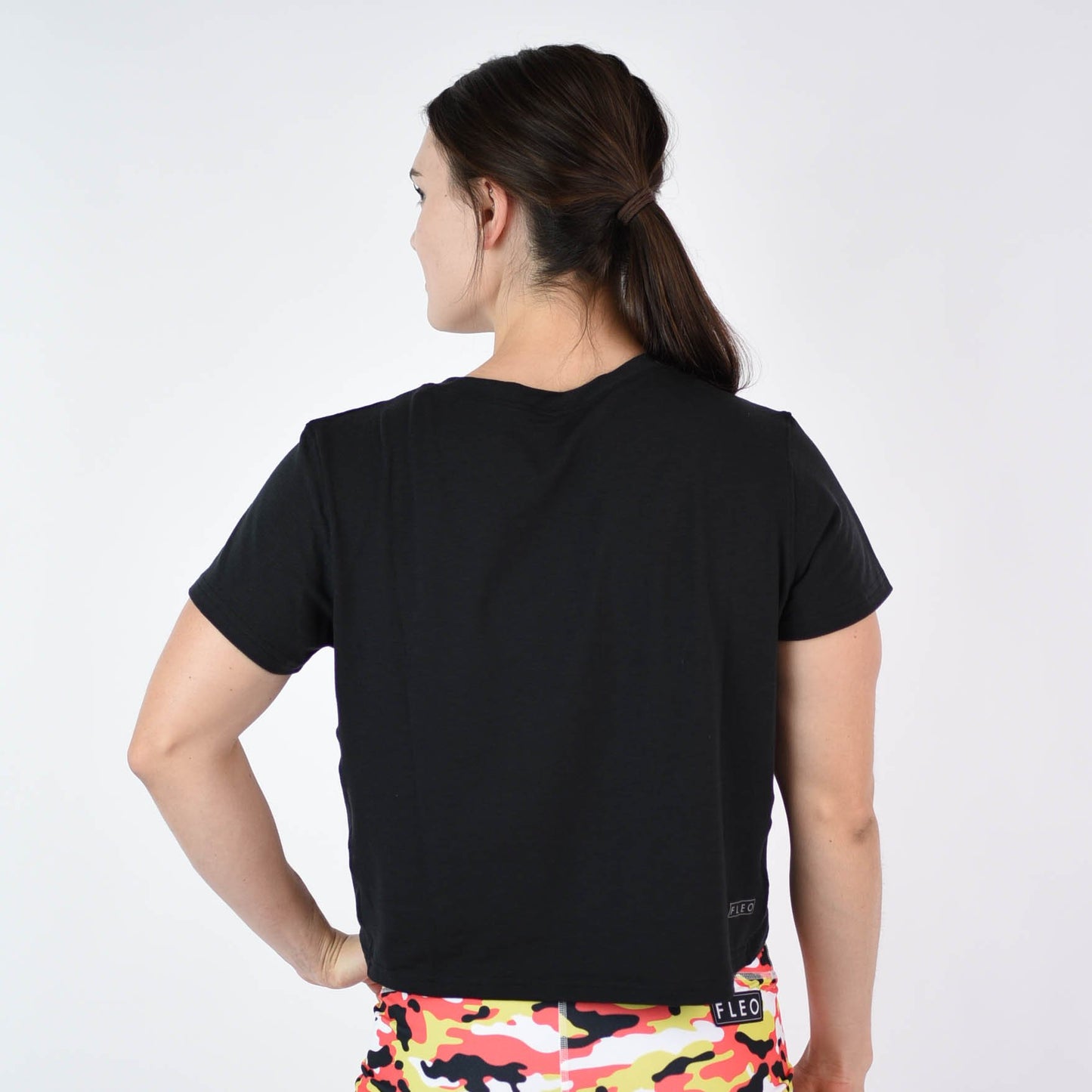 FLEO Skimmer Tee - Black - 9 for 9