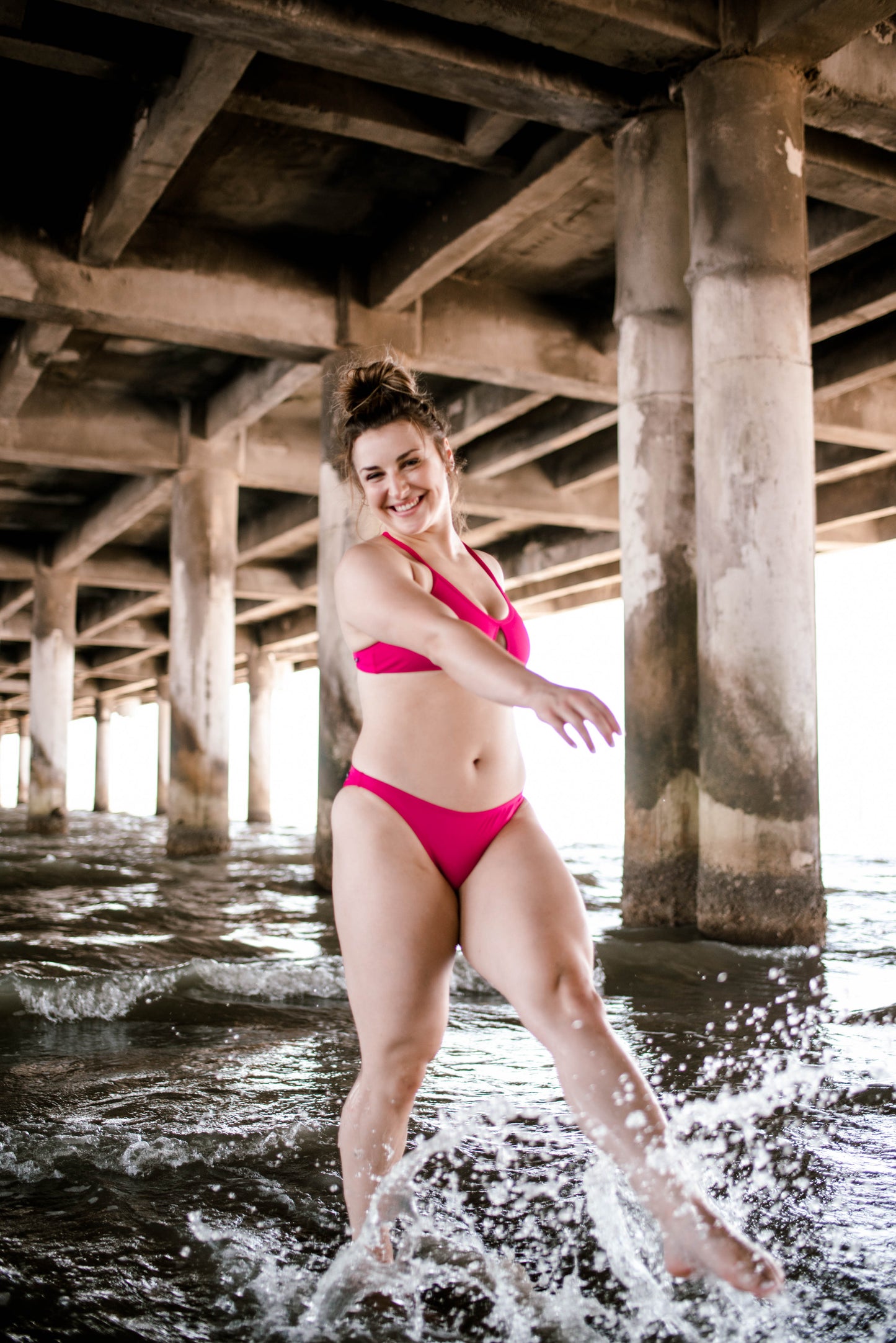 FLEO The Essential Bikini Bottom - Cherry Pink
