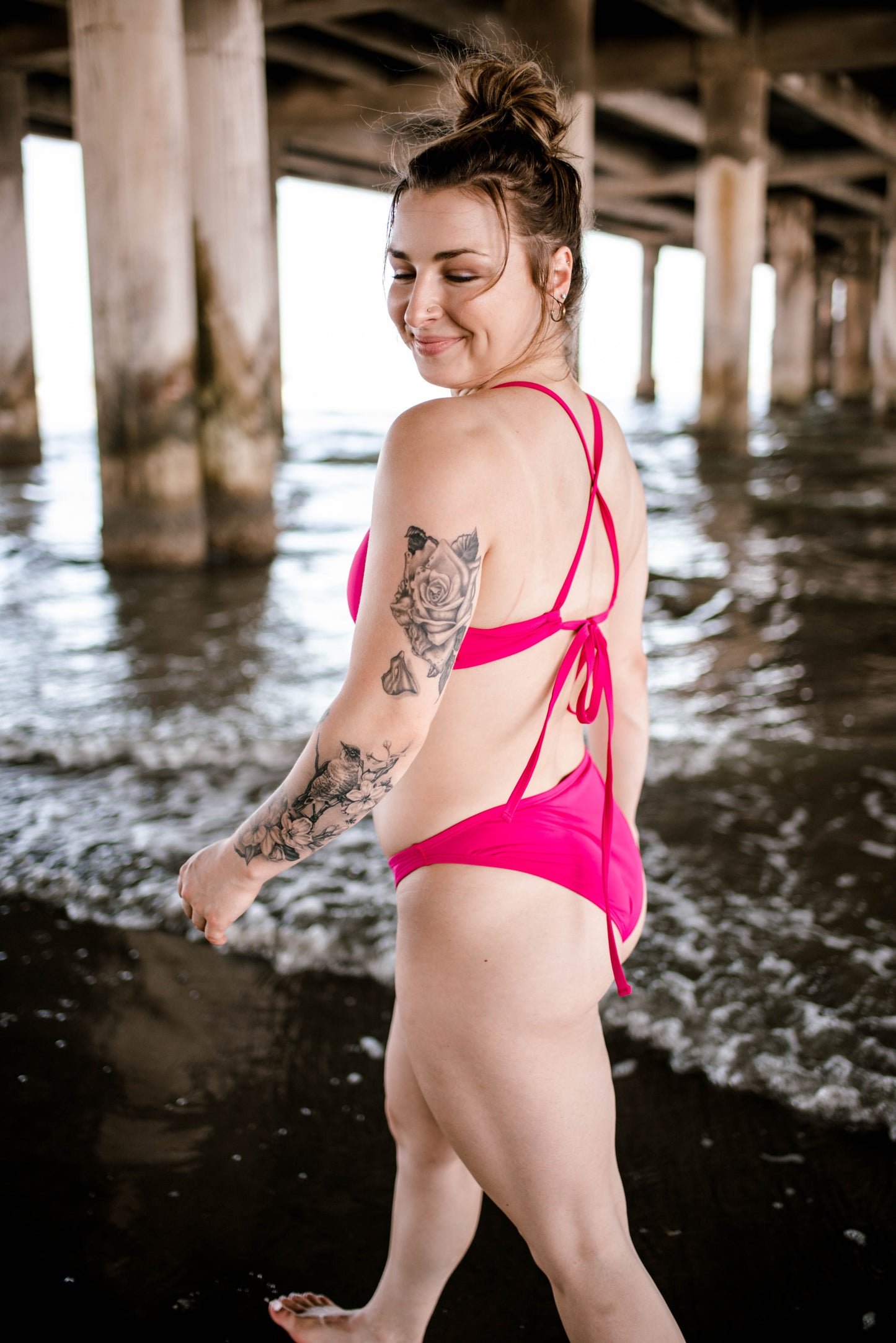 FLEO The Essential Bikini Bottom - Cherry Pink