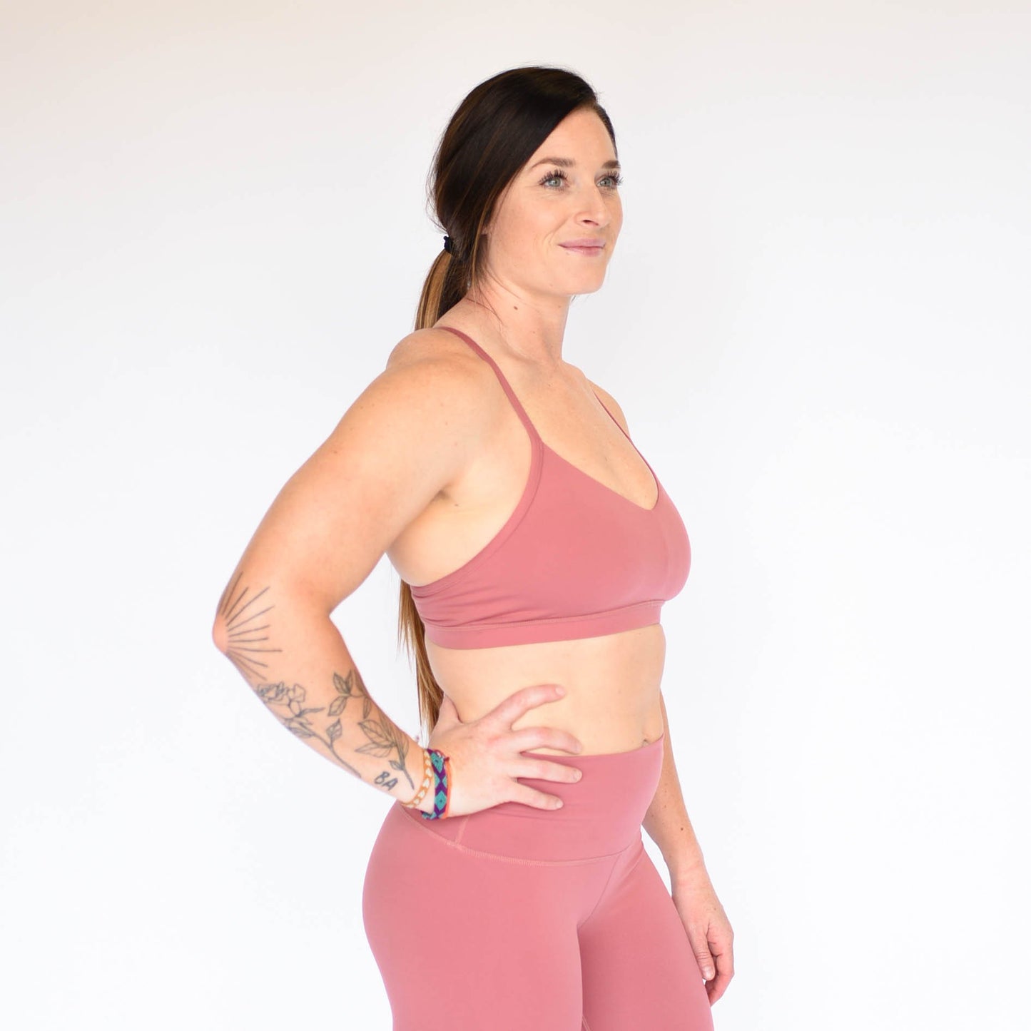 FLEO Reinette Sports Bra - Withered Rose - 9 for 9