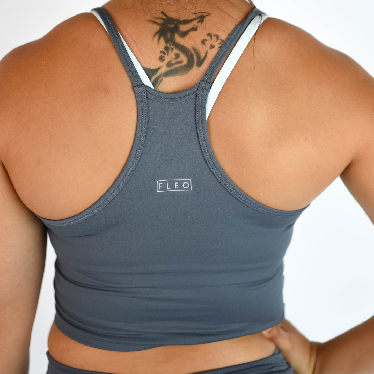 FLEO Switch Up Crop Tank - Castlerock