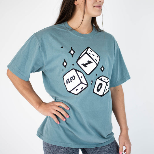 FLEO Dice Tee - Black
