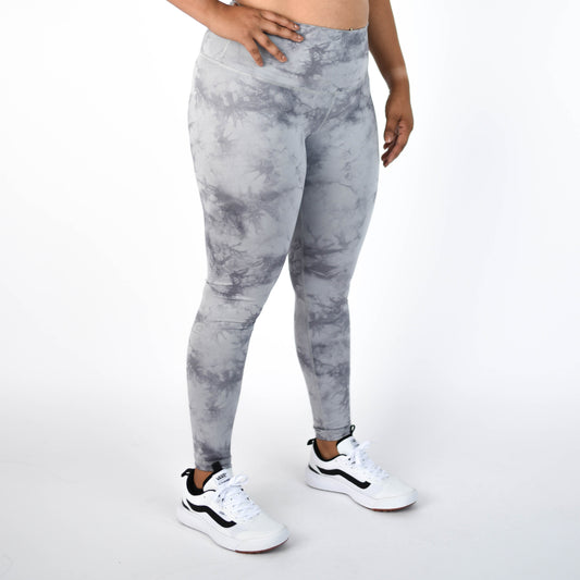 FLEO El Toro 25" Silver Tie Dye Leggings