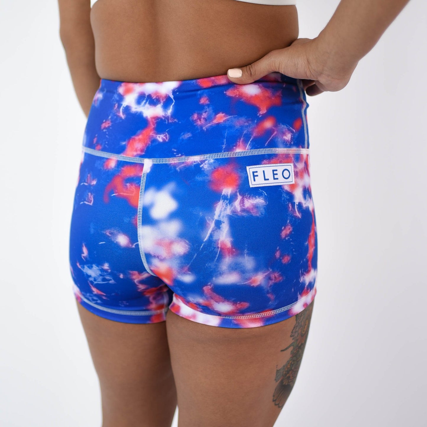 FLEO Flag Mist Shorts (Power High-rise) - 9 for 9