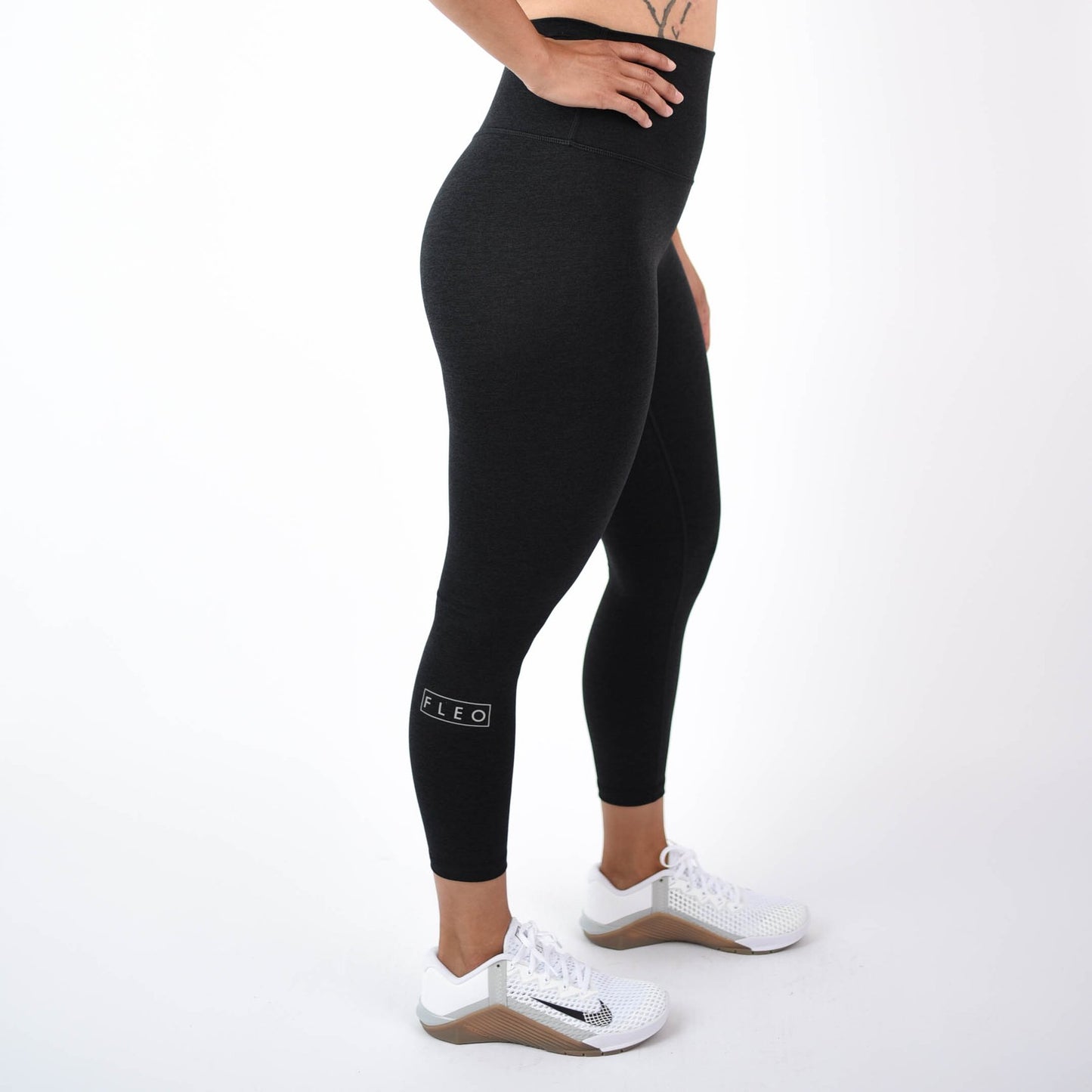 FLEO El Toro 21" Heather Black Leggings (Bounce) - 9 for 9