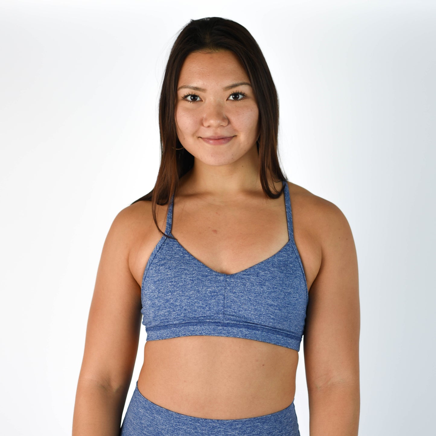 FLEO Reinette Sports Bra - Heather Cobalt
