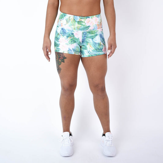 FLEO Hibiscus Shorts (Power High-rise) - 9 for 9