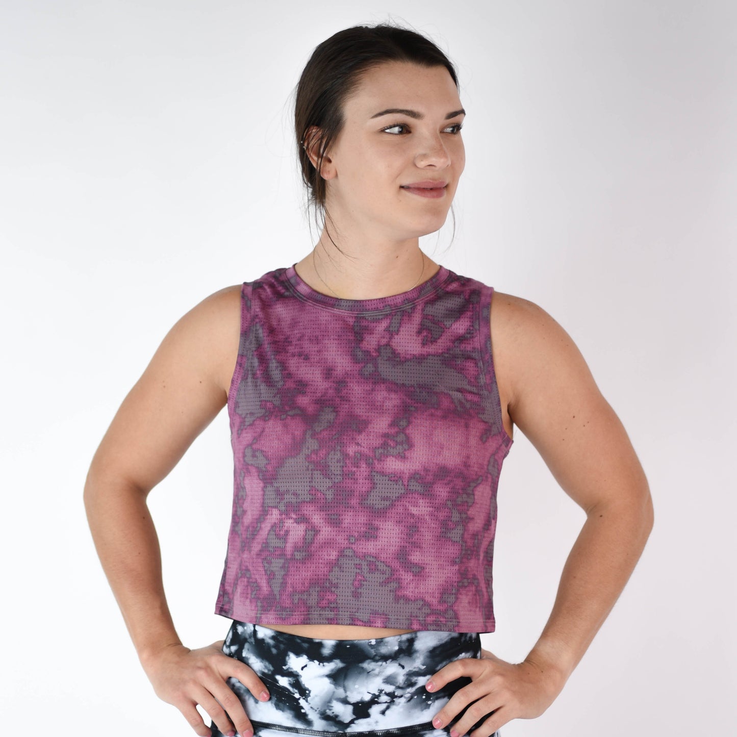 FLEO Dylan Muscle Crop - Mauve Sky - 9 for 9