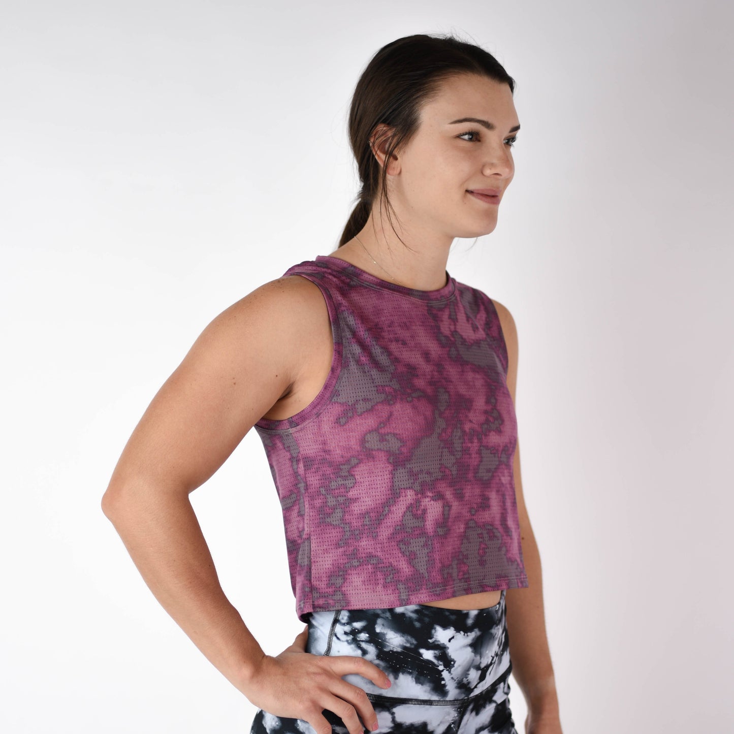 FLEO Dylan Muscle Crop - Mauve Sky - 9 for 9