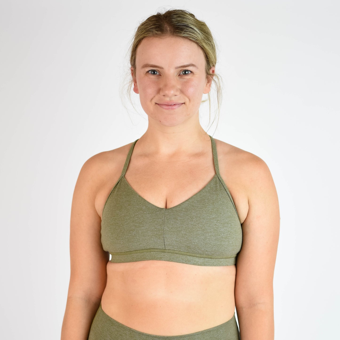 FLEO Reinette Sports Bra - Olive Shark