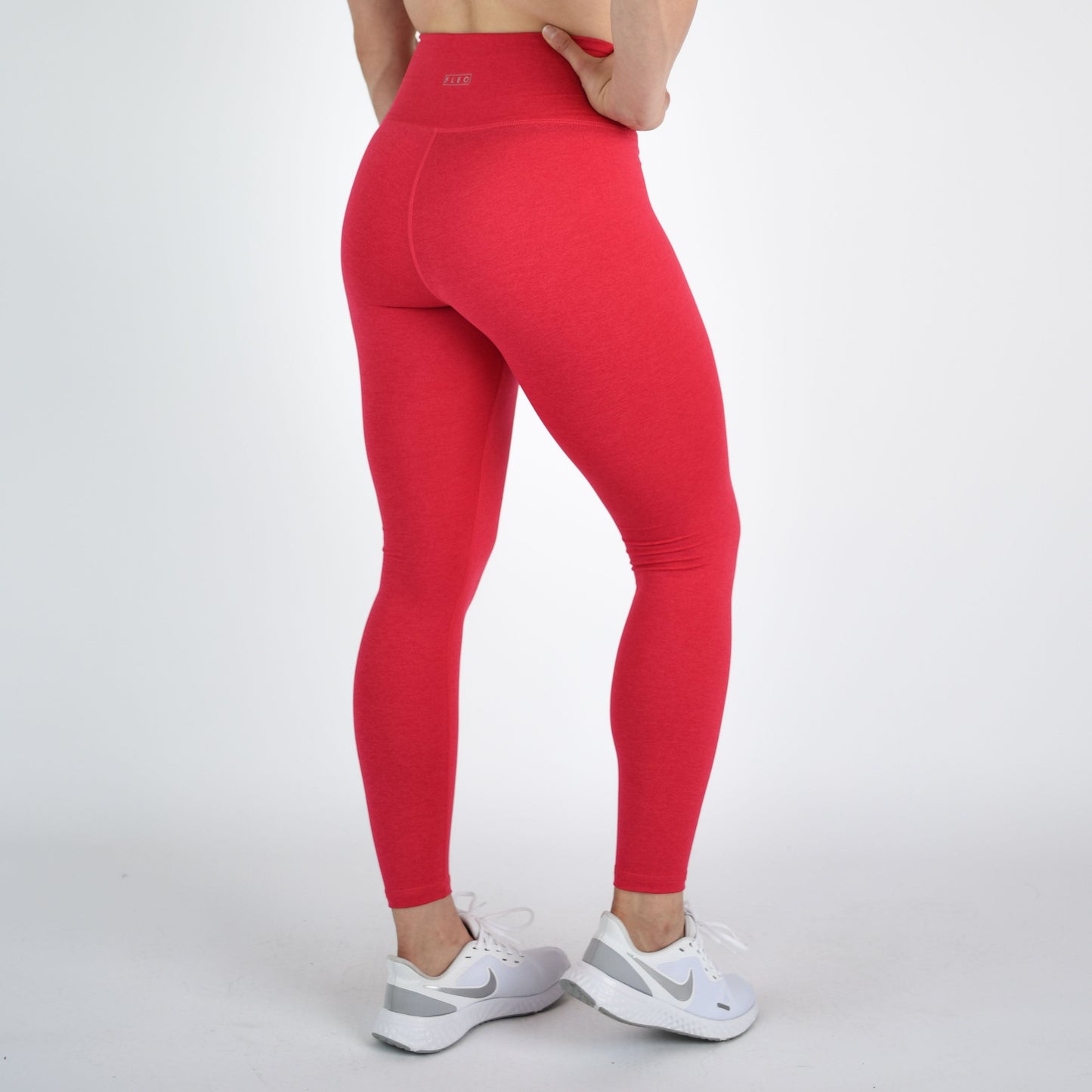 FLEO Heather Virtual Pink Super High Leggings