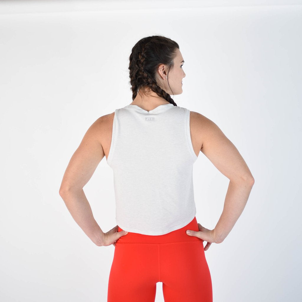 FLEO Dylan Muscle Crop - Glacier Grey - 9 for 9