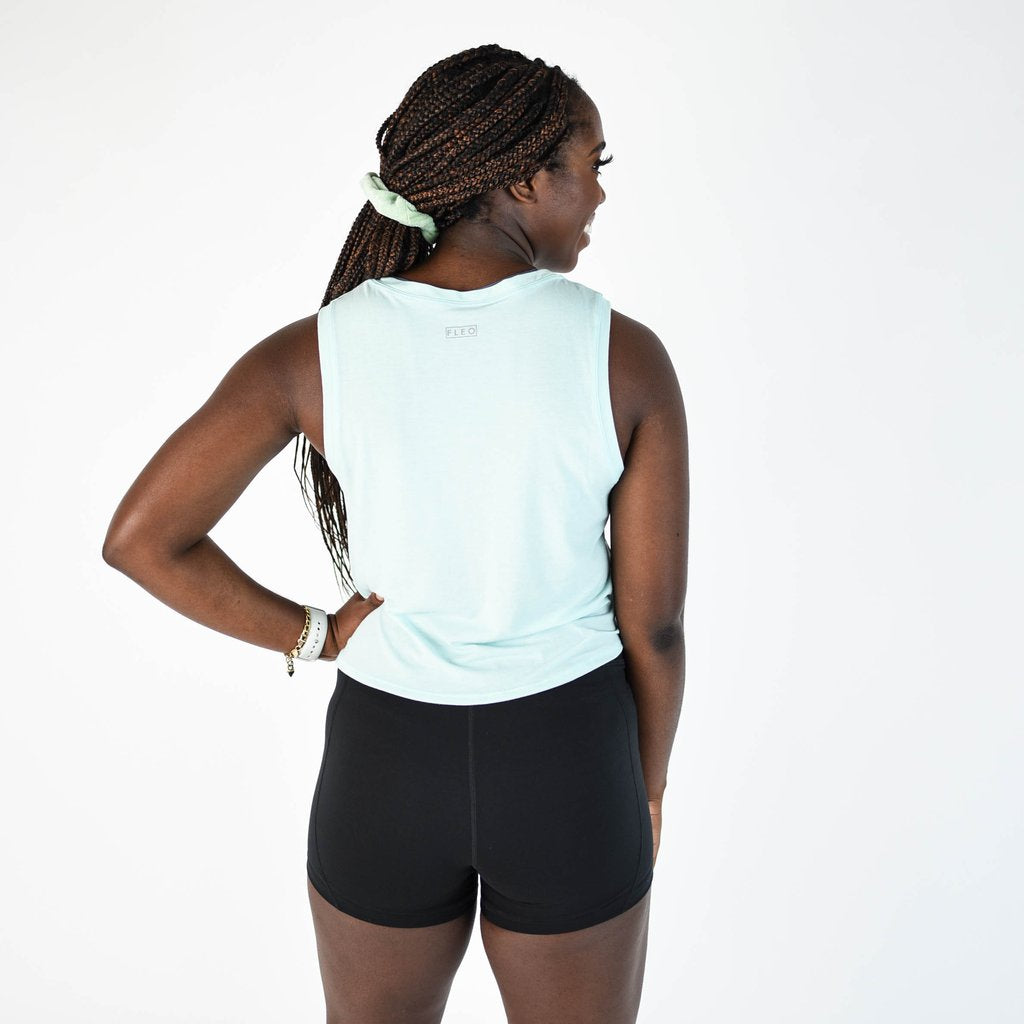 FLEO Dylan Muscle Crop - Plume - 9 for 9