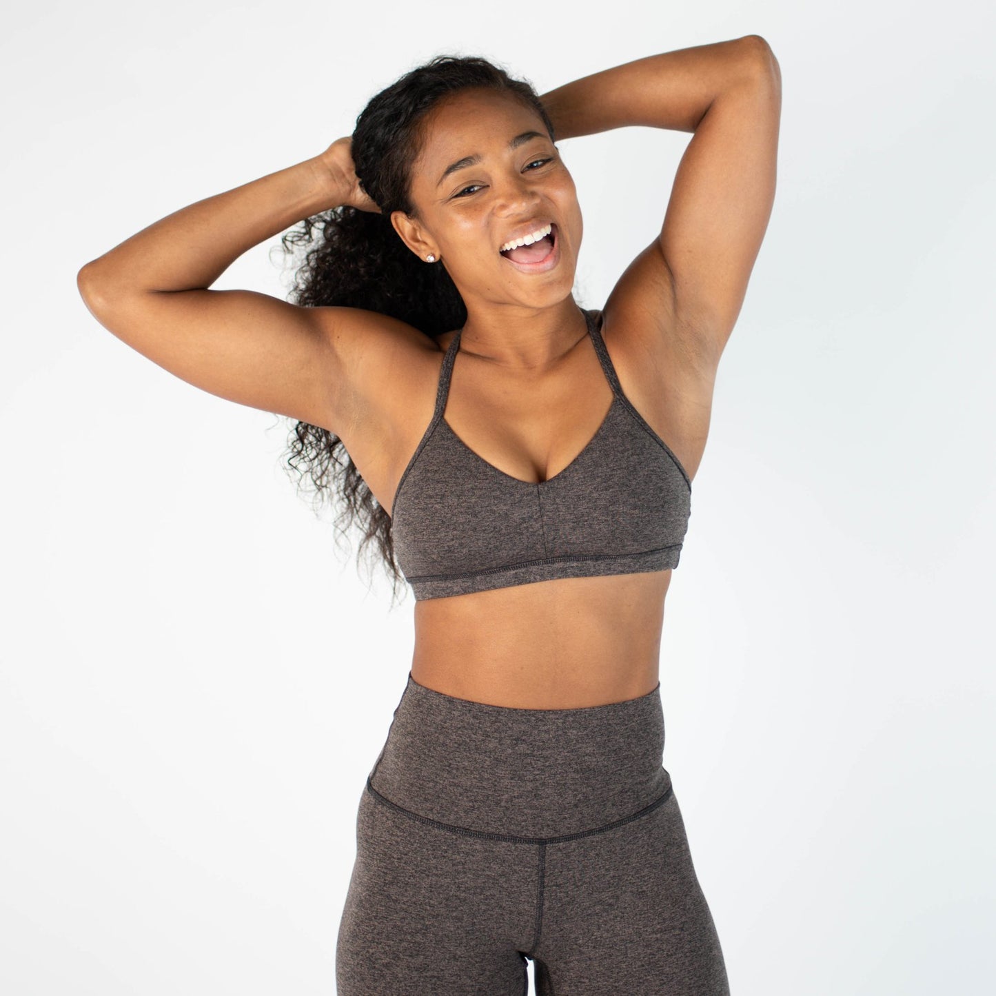 FLEO Reinette Sports Bra - Taupe Black - 9 for 9