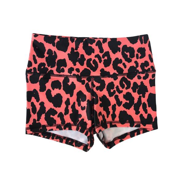 FLEO Coral Leopard Shorts (High-rise Original) - 9 for 9
