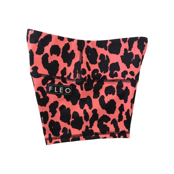 FLEO Coral Leopard Shorts (High-rise Original) - 9 for 9