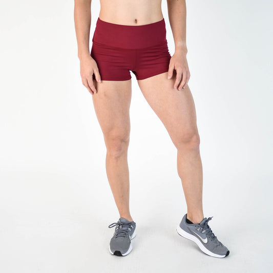 FLEO Deep Red Shorts (High-rise Original) - 9 for 9