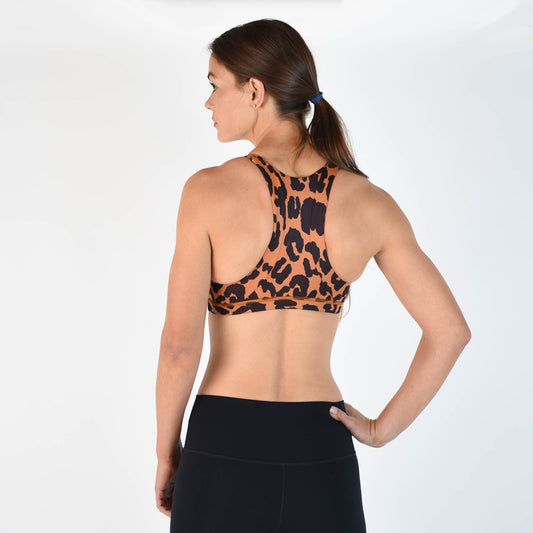 FLEO Jourdaine Sports Bra - Leopard Spice - 9 for 9