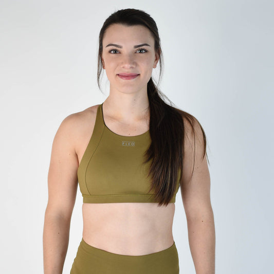 FLEO Jourdaine Sports Bra - Military Neutral - 9 for 9