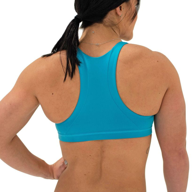 FLEO Jourdaine Sports Bra - Scuba Blue x Katie Crewe - 9 for 9