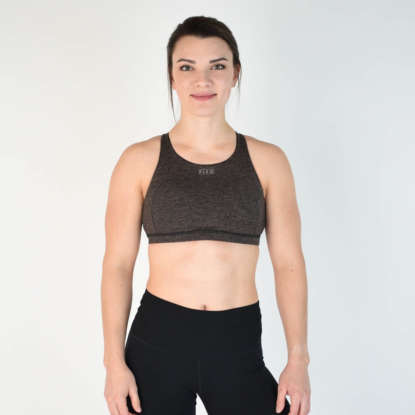 FLEO Jourdaine Sports Bra - Taupe Black - 9 for 9