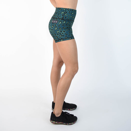FLEO Night Leopard Shorts (Power High-rise) - 9 for 9