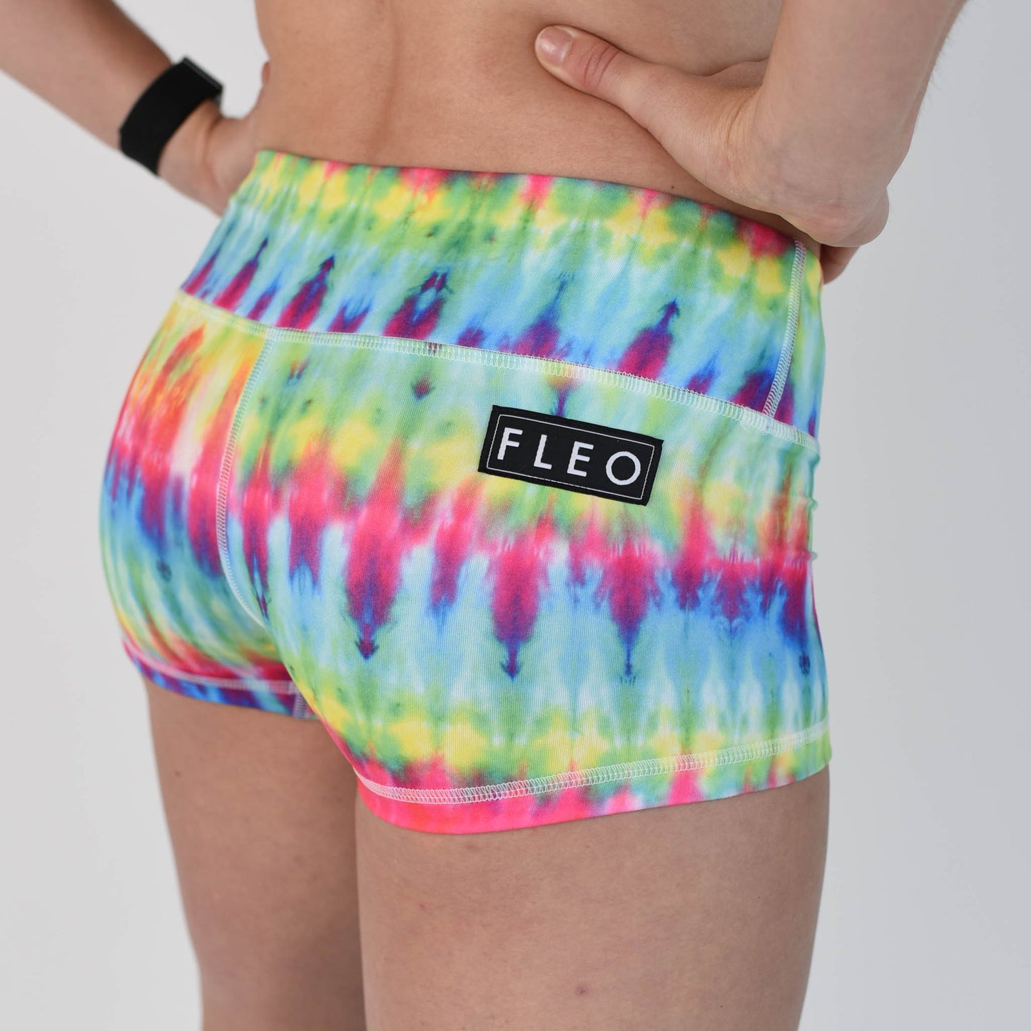 FLEO Rainbow Tie Dye Shorts (Original) - 9 for 9
