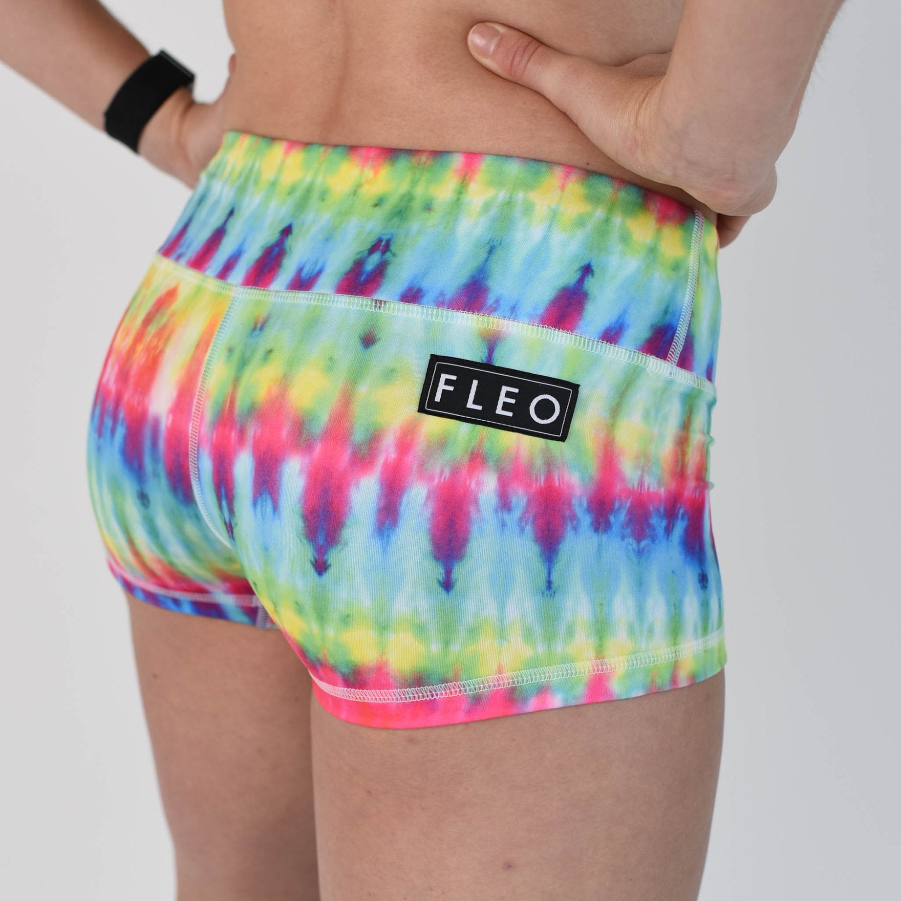 FLEO Rainbow Tie Dye Shorts (Original) - 9 for 9