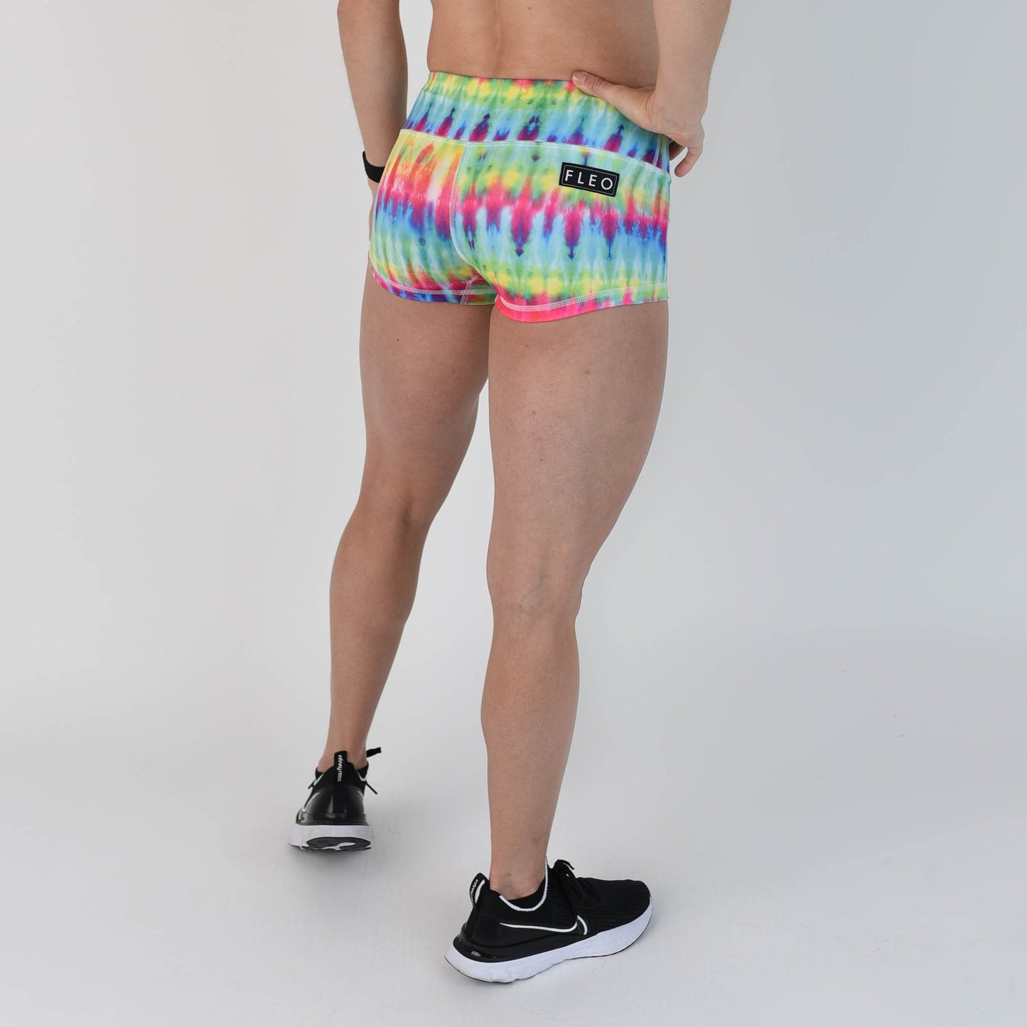 FLEO Rainbow Tie Dye Shorts (Original) - 9 for 9