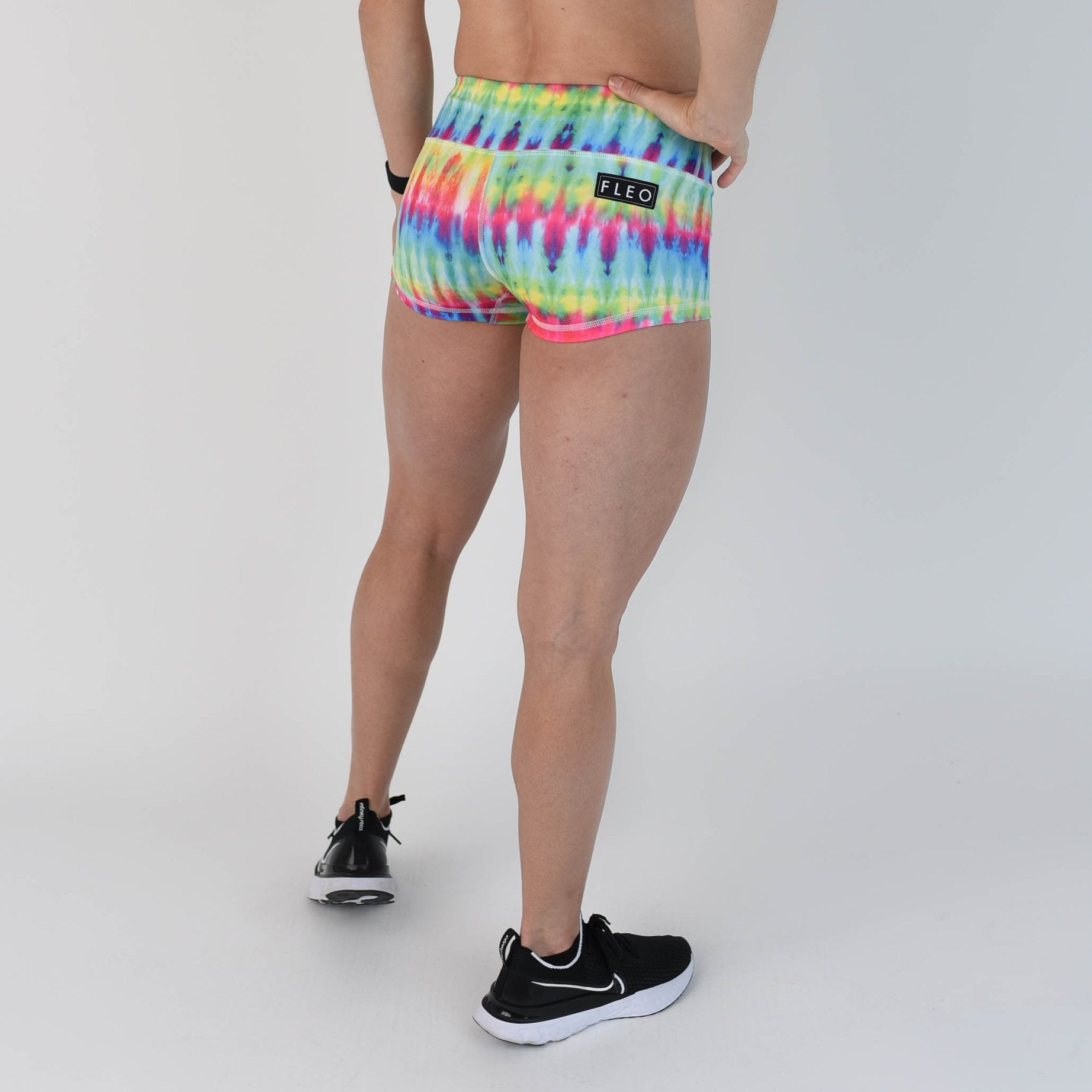 FLEO Rainbow Tie Dye Shorts (Original) - 9 for 9
