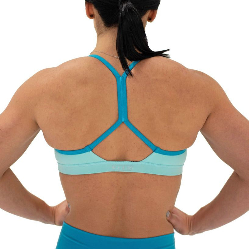 FLEO Reinette Sports Bra - Aqua Scuba x Katie Crewe - 9 for 9